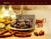 Tablet Screenshot of kurma.com.my